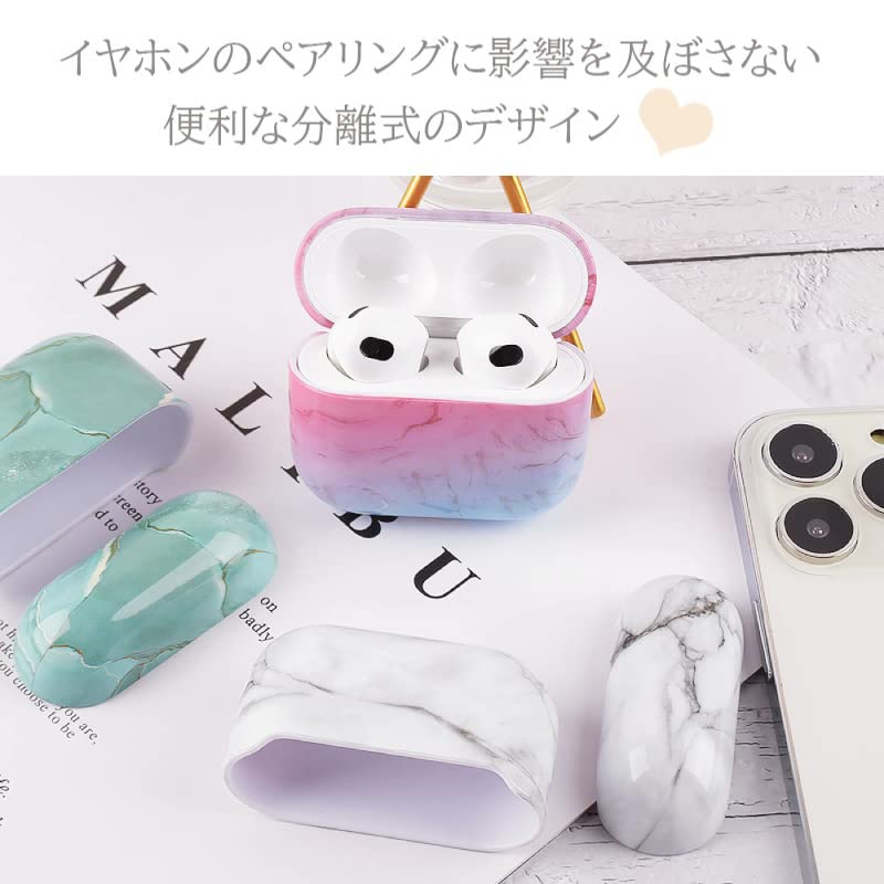 Amazon | 大理石柄 AirPodsPro第一世代専用 AirPodsPro1 AirPodsPro 第